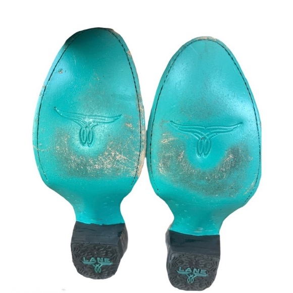 LANE Knee High Black Embroidered
Studded Boots - Picture 4 of 11